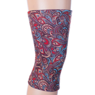 Celeste Stein Womens Light/Moderate Knee Support-Fall Paisley Brown