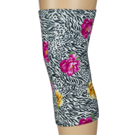 Celeste Stein Womens Light/Moderate Knee Support-Zebra Rose