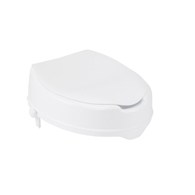 Drive Medical 12065 4" Raised Toilet Seat w/ Lock and Lid-Standard