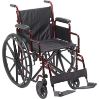 Drive Medical RTLREB18DDA-SF Rebel Lightweight Wheelchair
