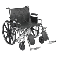 Drive STD24EC 24" Sentra EC Wheelchair-Desk Arms-Elevating Leg Rests