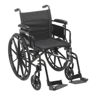 Drive Cruiser X4 Dual Axle Wheelchair w/ Adjustable Detatchable Arms