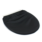 Free2Go Black Commode Seat Cover
