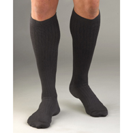 Activa Mens Knee High Microfiber Dress Socks-20-30 mmHg