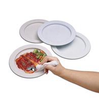 Ableware 745310000/745310001/745310004 Inner-Lip Dinner Plates