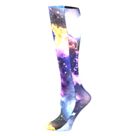 Celeste Stein Womens Compression Sock-Multi Planets