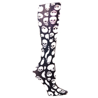 Celeste Stein Womens Compression Sock-Skull