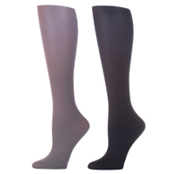 Celeste Stein Compression Sock-Grey Black (2 Pack)