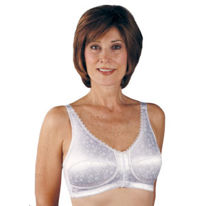 Classique 732 Post Mastectomy Fashion Bra-White-44D