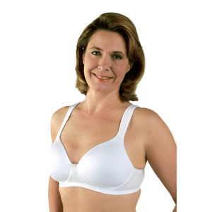 Classique 759E Post Mastectomy Fashion Bra-White-34C