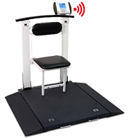 Detecto 6570 Multi-Purpose Clinical Portable Scale w/ Handrail & Seat