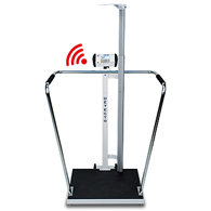 Detecto 6857DHR Waist High Bariatric Scale and Digital Height Rod