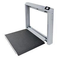 Detecto 7550 Wall Mounted Folding Wheelchair Scale-1000 lb/450 kg
