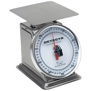 Detecto PT-500SRK Petite Top Loading Scale with Rotating Dial-500 g