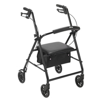 Drive Medical Rollator with 6" Wheels