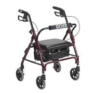 Drive Medical Junior Rollator with Padded Seat