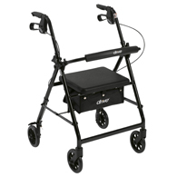 Drive Rollator-6" Wheels-Fold Up Removable Back Support-Padded Seat