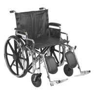 Drive STD22 22" Sentra Extra Wheelchair-Desk Arms-Elevating Leg Rests