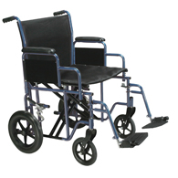 Drive Bariatric Heavy Duty Transport Wheelchair w/ Swing Away Footrest