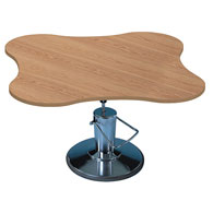 Hausmann 4338 4-Cutout Hydraulic Table