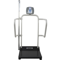 Health o meter Professional 1100KLHR Digital Stand On Scale w/ Height Rod