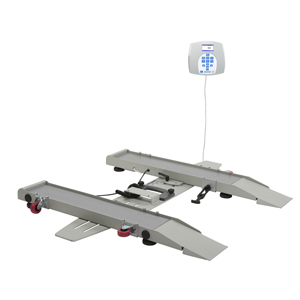 Healthometer 2400KL Portable Wheelchair Scale-800 lb/360 kg Capacity