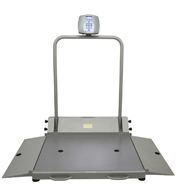 Health o meter 2610KL Wheelchair Scale w/ Bluetooth-1000 lb/454 kg