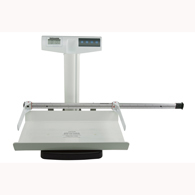 Health O Meter 553KLCT-HR Scale with Height Rod and Rolling Cart