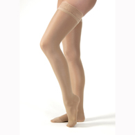 Jobst Lace Ultrasheer Thigh High Closed Toe Stockings-20-30 mmHg