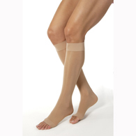 Jobst Ultrasheer Knee High Open Toe Socks-30-40 mmHg