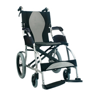 Karman Ergo 2501 Transport Wheelchair w/ Companion Hill Brakes