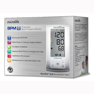 Microlife BP3GU1-8X Blood Pressure Monitor with Extra Large LCD Screen