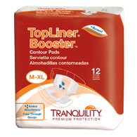 Tranquility 3096 TopLiner Booster Contour Pad-Large Diaper-24/Box