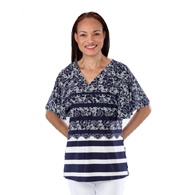 Silverts SV41080 Wide Bell Sleeve Top For Easy Self Dressing